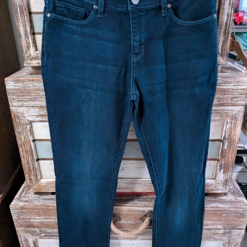 New York & Company Dark Bootcut Jeans size 8 Petite